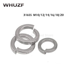 M10 M12 M14 M16 M18 M20 316 Stainless Steel Metal Shell Pad Spring Washer Split Circlip Elastic Gasket Shim Shaft Lock Retaining 2024 - buy cheap