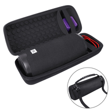 Capa protetora para alto-falante jbl link 20 link20, bolsa para transporte com espaço extra para plugue e cabo (com cinto) 2024 - compre barato