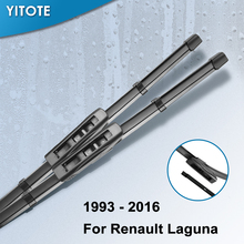 Yitote lâminas de limpador para renault laguna mk1/mk2/mk3 cabem braços de gancho/braços de baioneta ano modelo de 1993 a 2015 2024 - compre barato