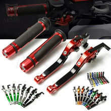 Motorcycle Brake Clutch Lever Grips CNC Adjustable Folding Brake Clutch Levers Hand Grip For Kawasaki Z750 Z 750 2007-2012 2011 2024 - buy cheap