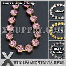 SS47 Handmade Round Rhinestone Cup Chain for Jewelry,DIY,Lt.Amethyst Rhinestones 2024 - buy cheap