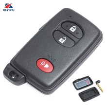 KEYECU New Uncut Smart Remote Key Shell Case Fob 2+1B for TOYOTA 4Runner Prius Land Cruiser Prius V 2024 - buy cheap