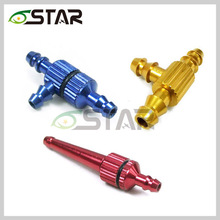 6Star 3pcs/lot High Quality Metal There Way T Type Fuel Jointer With Fuel Filter Different Type 3 Colors Free Shipping 2024 - buy cheap