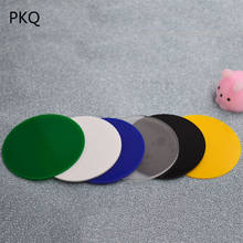 6 см-20 см круглый цветной акриловый лист диски для глины ручная основа мультфильм куклы DIY круглый пластиковый лист 2024 - купить недорого
