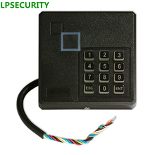 LPSECURITY Waterproof WG26 IC 13.56MHZ RFID card tag chip access keypad reader for gate door lock password access control 2024 - buy cheap