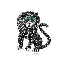 Ancient Silver Color Cute Animal Lion Brooches For Women Clothing Accessory Brooch Jewelry Fashion Vintage Style Brooches 2024 - buy cheap