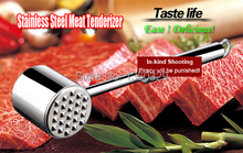European Novelty Cooking Tools Stainless Steel Needle Meat Steak Tenderizer Two-sided Hammer  Kitchen Utensils Tools Accessory 2024 - buy cheap