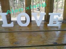 free  shipping Freestanding Wooden Wedding Letter LOVE 8cm 2024 - купить недорого