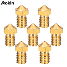 5pcs/lot M6 nozzle 3d printer 0.2mm/0.3mm/0.4mm/0.5mm/0.6mm/0.8mm/1.0mm Extruder Brass Nozzle Print Head for 3D Printer Parts 2024 - buy cheap