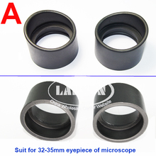 Conjunto de 2 piezas de protectores para los ojos de los ojos, pieza de ocular, 32, 35mm, ocular de microscopio/ocular telescópico 2024 - compra barato