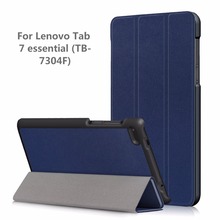 folding Case For Lenovo Tab 7 Essential TB-7304F 7304I 7304X 2017 Smart magnetic Cover for Lenovo Tab 7 Essential case 2024 - buy cheap
