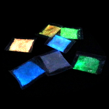 Novo Saco 1 10g Colorido Do Partido DIY Fluorescente Super Partículas de Pigmentos de Brilho Brilhante Brilho Areia luminosa Brilhando no areia escura 2024 - compre barato
