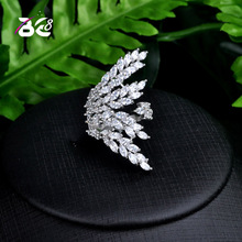 Be 8 Fashion Hot Creative Charming Movable Rings, Leaf Shape Rings Wedding Luxury Jewelry for Women R144 2024 - buy cheap