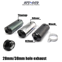 Universal 28mm/38mm Aluminum Exhaust Muffler For CRF50 Thumpstar SSR 140cc 150cc 160cc Pit Dirt Bike Motorcycle Motocross 2024 - buy cheap