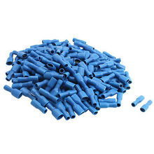 16-14AWG 15A Blue Plastic Insulated Female Spade Crimp Connector Terminal 200Pcs Free shipping 2024 - buy cheap