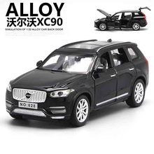 1:32 Volvo XC90 Diecast Cars Model Toy Openable Doors Pull Back Music Light Car Toys for kids children 2024 - buy cheap