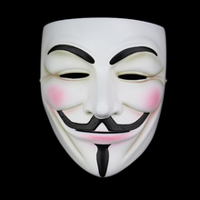 V For Vendetta Mask Resin Collect Home Decor Party Cosplay Lenses Anonymous Mask Guy Fawkes Makeup party High Quality home toy 2024 - buy cheap