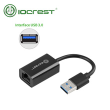 Сетевая карта IOCREST с USB 3,0 на 1000 Мбит/с, Rj45, Ethernet, Gigabit 2024 - купить недорого