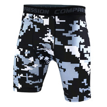 Pantalones cortos de entrenamiento de compresión para hombre, pantalones elásticos para correr, levantamiento de pesas, Camuflaje, ropa de MMA 2024 - compra barato