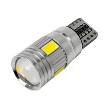 Bombillas LED para coche, lentes de proyector T10, 6 SMD, 100, Canbus, sin Error, W5W, 5630, 6SMD, 192, 100X, 5730 Uds. 2024 - compra barato