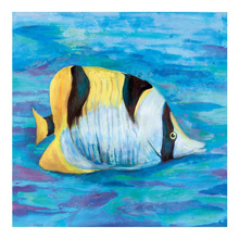 Arte abstracto moderno decoración Animal pintado a mano pintura de aceite de oro hermosa peces animales para decoración para sala de estar de pared 2024 - compra barato