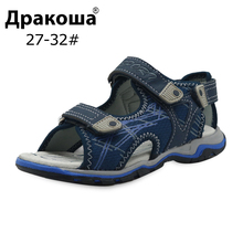 Apakowa sapatos infantis de verão, de marca, dedos abertos, para meninos, esportivos, praia, suporte ortopédico, sandálias para crianças 2024 - compre barato