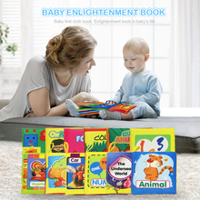 12 tipos de livros de pano macio para bebê, brinquedos educacionais infantis com chocalho para carrinho de bebê recém-nascido educacional 2024 - compre barato