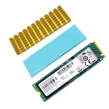 Легкая установка алюминиевый SSD универсальный Замена жесткого диска теплоотвод кулер Теплопроводящий мини-компьютер для NVME 2280 2024 - купить недорого