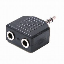 3,5 мм Штекерный двойной 3,5 мм гнездовой разъем аудио сплиттер адаптер для динамиков и наушников 2024 - купить недорого