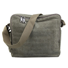 Хит продаж, мужская сумка через плечо, холщовая винтажная сумка-мессенджер, слинг, школьные сумки-B5 2024 - купить недорого