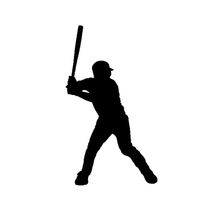 HotMeiNi Baseball Player Vinyl Sticker Decal For Boat RV Car Quad Truck Window Bumper and Laptop 2024 - buy cheap