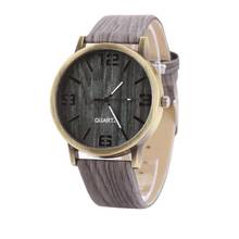 Timezone #301 Simple Unisex Wood Grain Watches Fashion Women Quartz Watch Wristwatch Gift 2024 - buy cheap