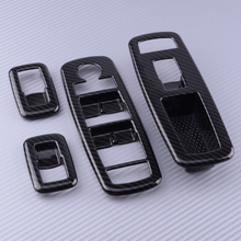 beler 4pcs Car Carbon Fiber Door Window Master Interior Lifter Switch Cover Trims for Jeep Cherokee 2014 2015 2016 2017 2018 2024 - buy cheap