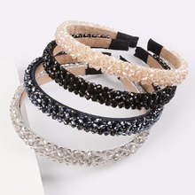 1 pc/bag Korean women's fashion hair accessories crystal handmade fish line beaded crystal headband hair band hair accessories 2024 - buy cheap