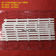 10 peças/lote Nova retroiluminação LED bar para 42 "ROW2.1 REV0.0 6916L-1412A // 1413A // 1414A // 1415A, 6916L-1214A/1215A/1216A/1217A 2024 - compre barato