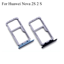 2PCS Red Black Sim Card Slot Tray Card Holder For Huawei Nova 2s 2 s Nova2s  Sim Card Holder 2024 - buy cheap