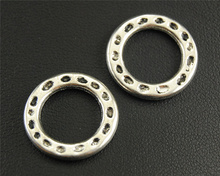 10pcs  Tibetan Silver Color Ring Circle Charms Connector 19mm Jewelry  Making DIY Handmade Craft A1199 2024 - buy cheap