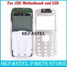 HKFASTEL LCD For Nokia 1202 LCD display + Motherboard replace Mobile Phone Motherboard With russian language 2024 - buy cheap