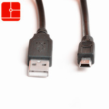10 шт. Медь core USB мини USB линия Тип USB A to Mini usb-кабель для передачи данных (синхронизации) и зарядки кабель 5 Pin B кабель со штыревыми соединителями на обоих концах для подключения зарядное устройство разъём для зарядки шнур линия 2024 - купить недорого