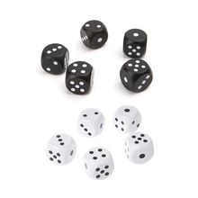 5pcs 20mm Round Corner Wood Dice For Bar Nightclub Party RPG Board Game Kid Toys 2024 - buy cheap