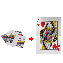 Broken q Restore Magic Tricks Funny Stage Card Magia Mentalism Illusions Gimmick Prop Jumbo Poker Recover Broken Magicians 2024 - buy cheap