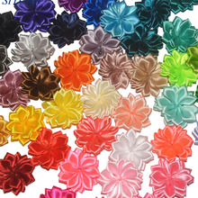 400pcs/lot You Pick Color 3.5cm Smooth Mini Silk Satin Flower with 16 Petals Headwear DIY Boutique Accessories TH241 2024 - buy cheap