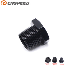 Adaptador para filtro de óleo automotivo, adaptador preto com rosca para rosca 5/8-24 a 13/16-16 3/4-16 3/4 npt 2024 - compre barato