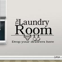 Laundry Room Wall Decal Quote Vinyl Sticker Poster Removable Mural Decor L588 2024 - buy cheap