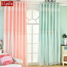 Cortinas para ventana bordadas simples modernas para sala de estar, dormitorio para niños y niñas, gasa Floral, cortina adorable de tul argentina 2024 - compra barato