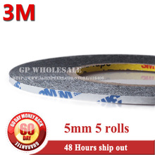 5x 5mm*50 Meters 3M 9448 Black double sided Adhesive Glue Tape Repair For phone Digitizer Touch Screen lens LCD 0.15mm thickness 2024 - buy cheap