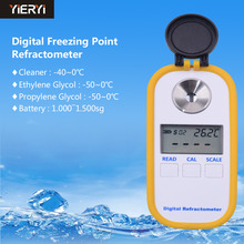 Digital Freezing Point Refractometer DR601 Freezing Point Tester Engine Liquid Glycol Antifreeze Car Battery Liquid Hydrometer 2024 - buy cheap