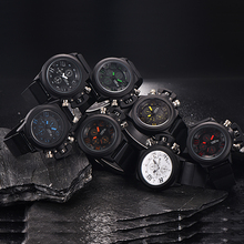XINEW Wholesale Mens Watches Cheap Sports Quartz Watch Rubber Strap Date Calendar Big Size Wristwatch Relogio Masculino Original 2024 - buy cheap