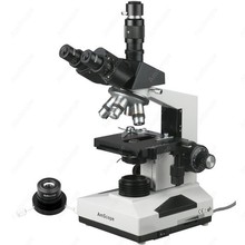 Darkfield Compound Microscope--AmScope Supplies 40X-2000X Trinocular Darkfield Compound Microscope with 30W Halogen Light 2024 - buy cheap