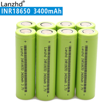 Baterías recargables INR18650 para linterna, originales, 18650, 3,7 V, 3400mAh, 8 unids/lote 2024 - compra barato